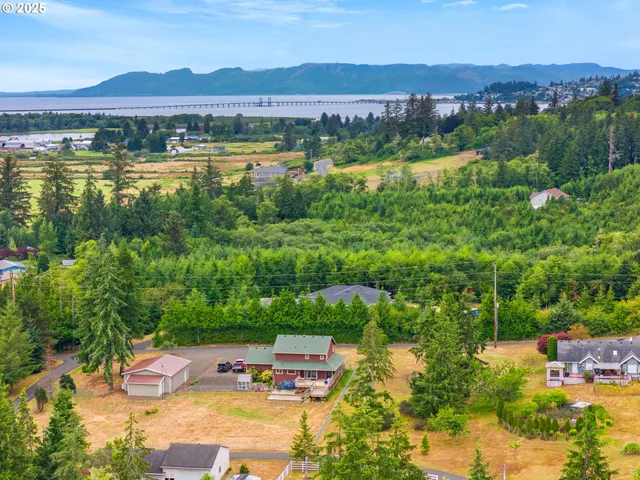 a view of lake with mountain