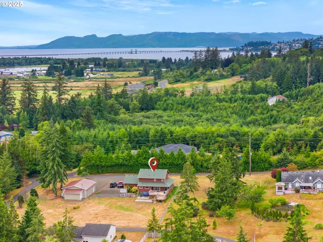 a view of lake with mountain