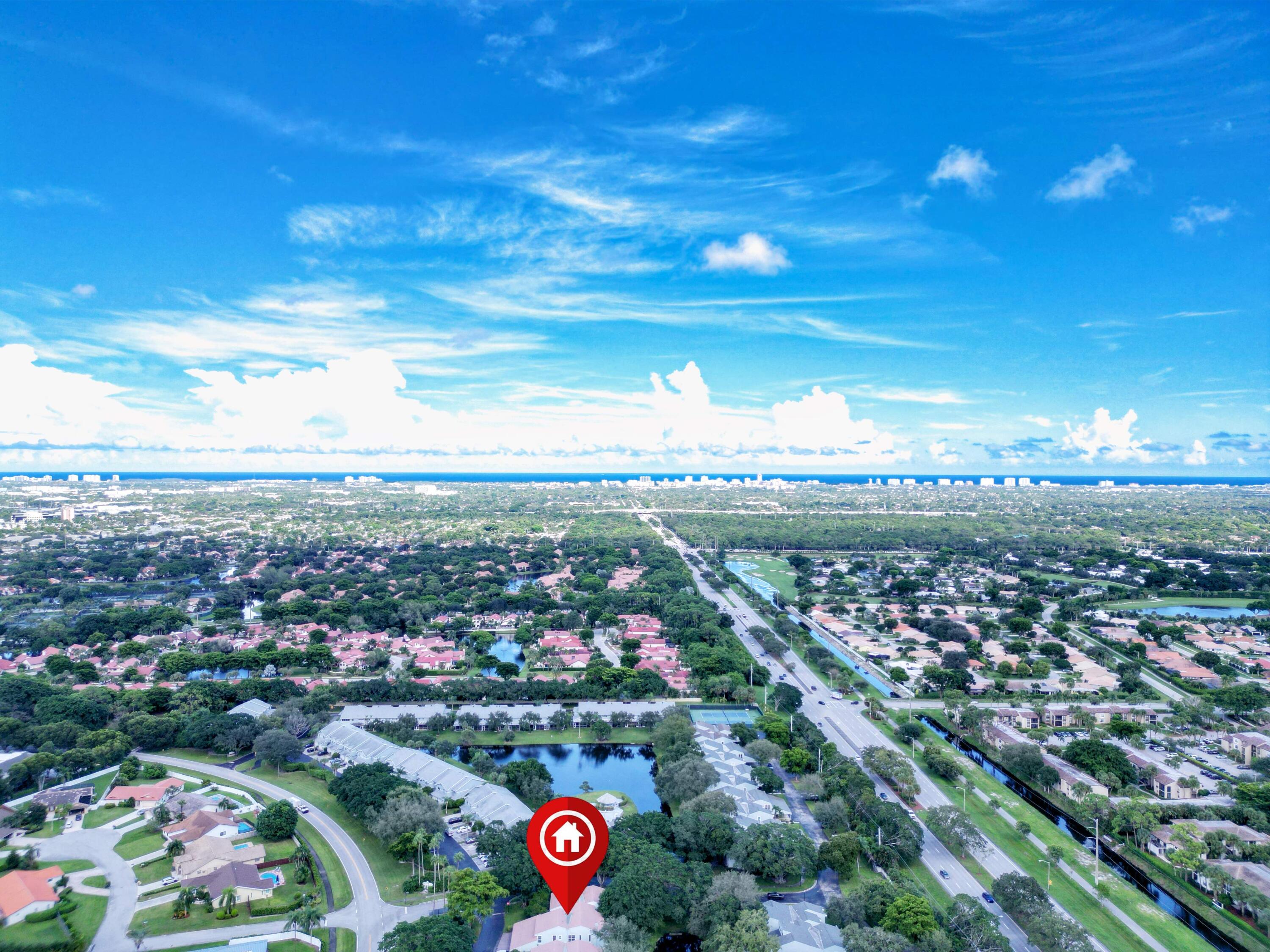 6245 Old Court Road, Unit 102 Boca Raton, FL 33433 - Photo 38 of 39 Panoramic East-Ocean