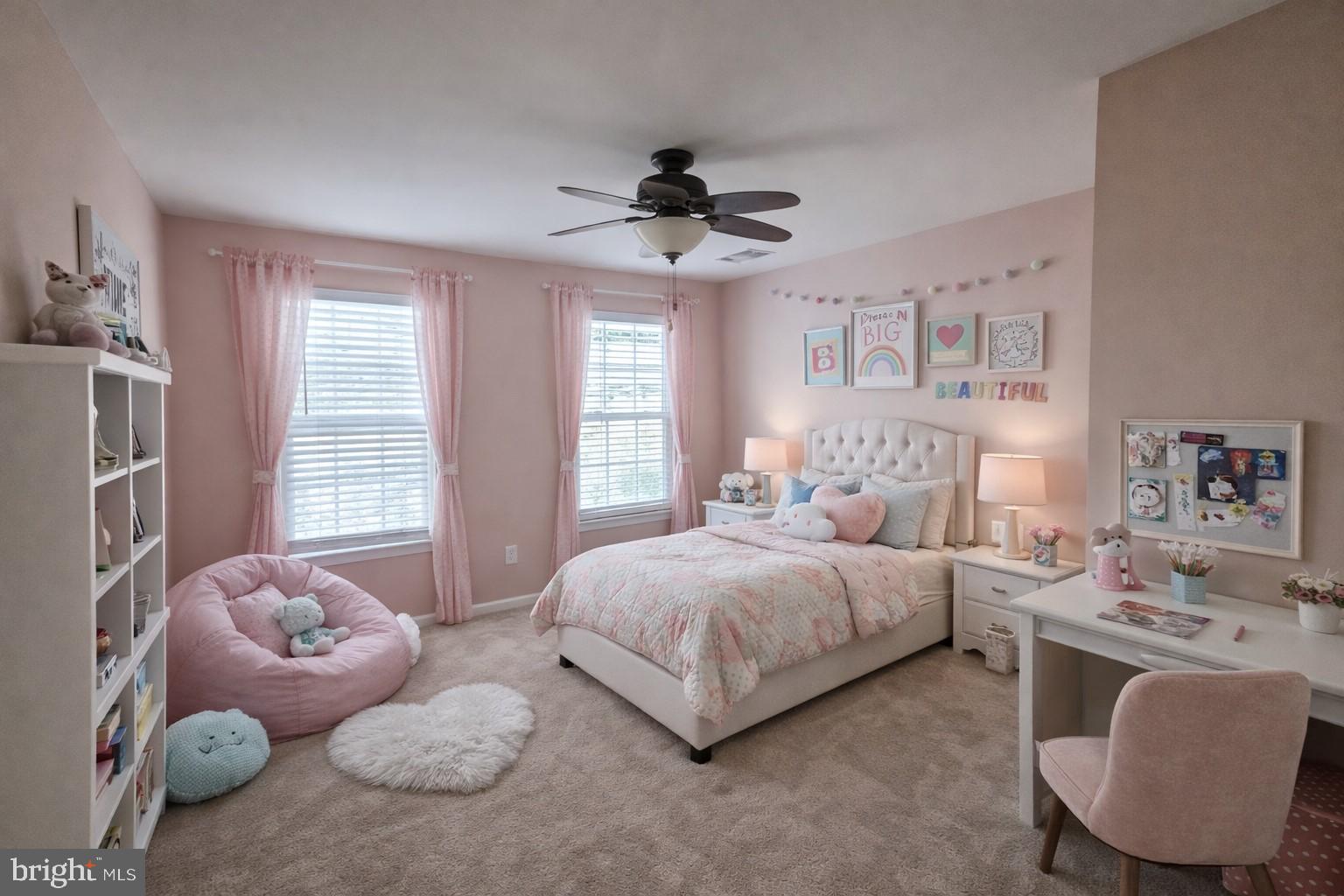 5111 Honeybrook Way Perry Hall, MD 21128 - Photo 16 of 20 a bedroom with a bed and a couch