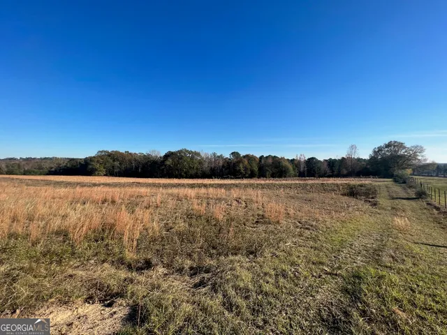 a view of lake with green space