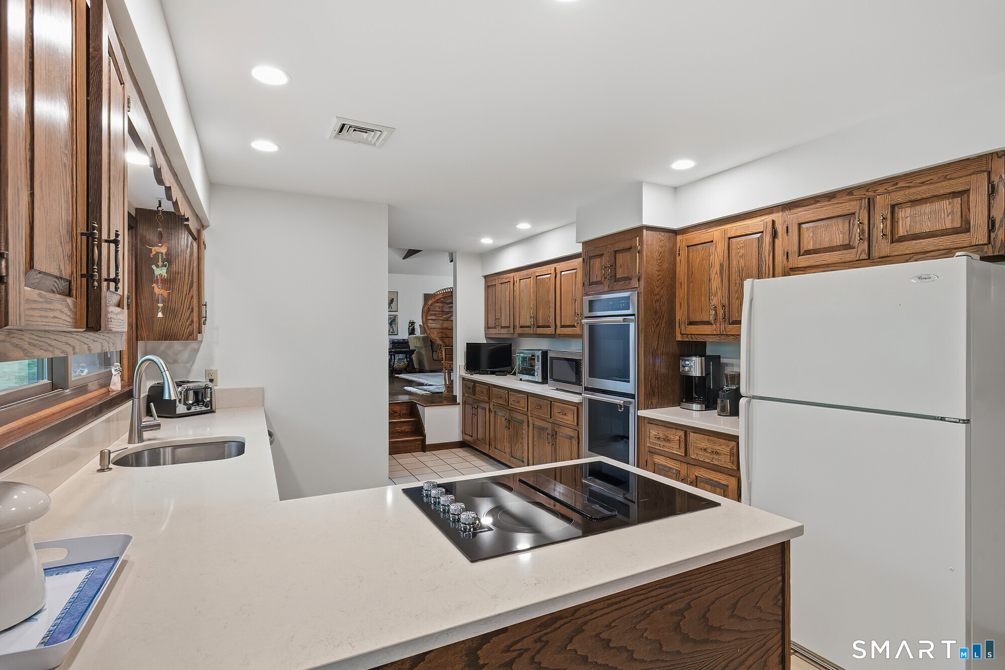 342 Barrack Hill Road Ridgefield, CT 06877 - Photo 10 of 40 Kitchen With newer Stainless Steel appliances and double wall oven