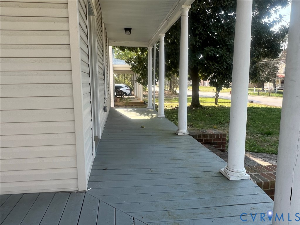 113 West Main Street Wakefield, VA 23888 - Photo 17 of 19 a view of a porch