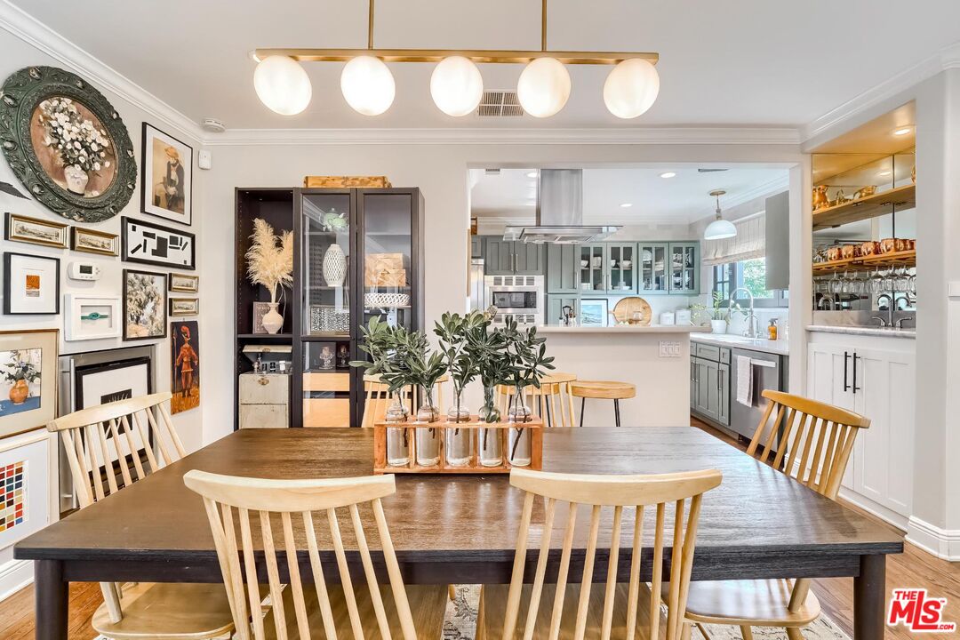 920 Highline Road Glendale, CA 91205 - Photo 20 of 49 a view of a dining room with furniture and a large window