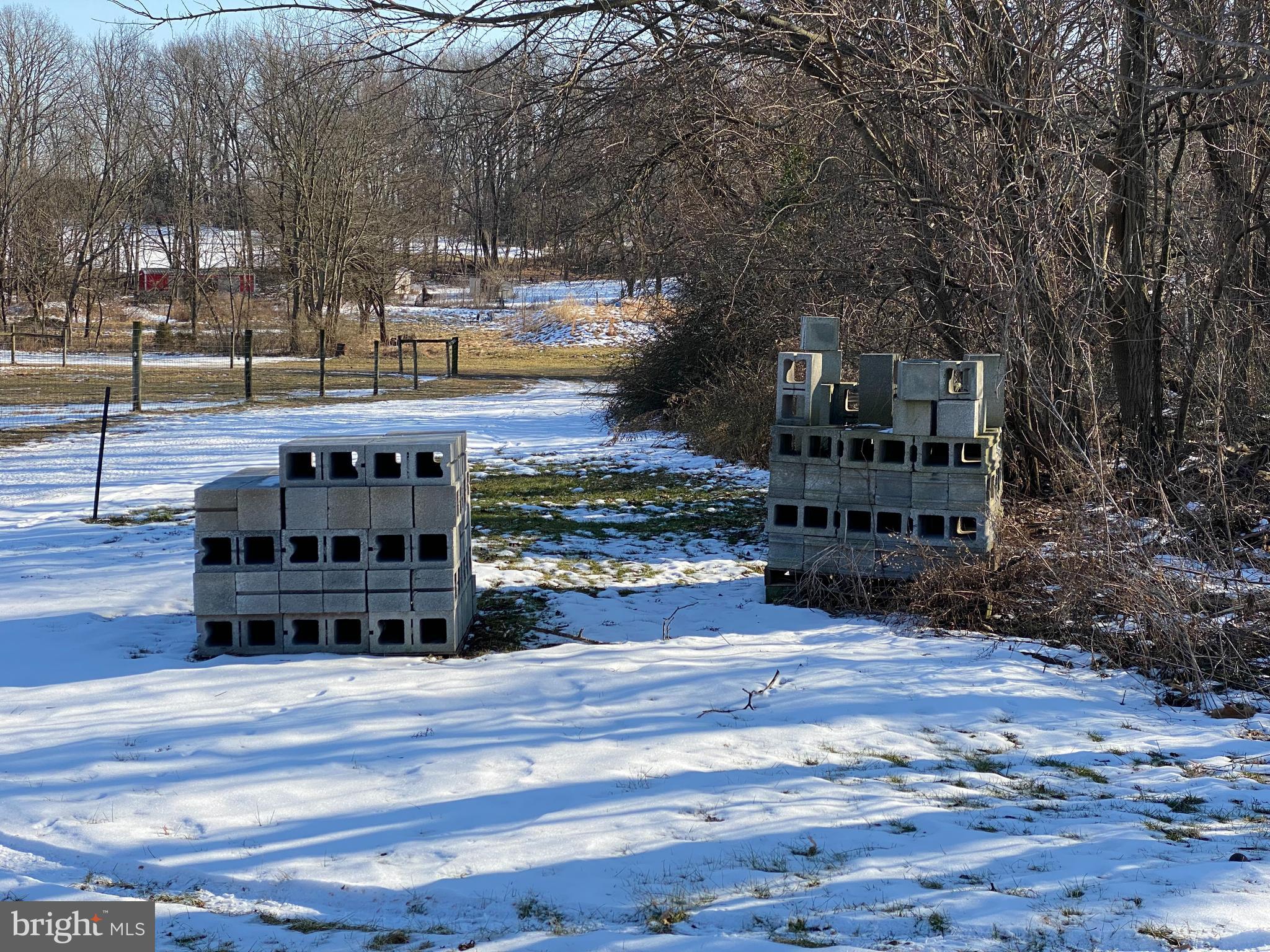 4823 Lewisberry Road Dover, PA 17315 - Photo 29 of 30 Extra Cinder Blocks to Finish Garage