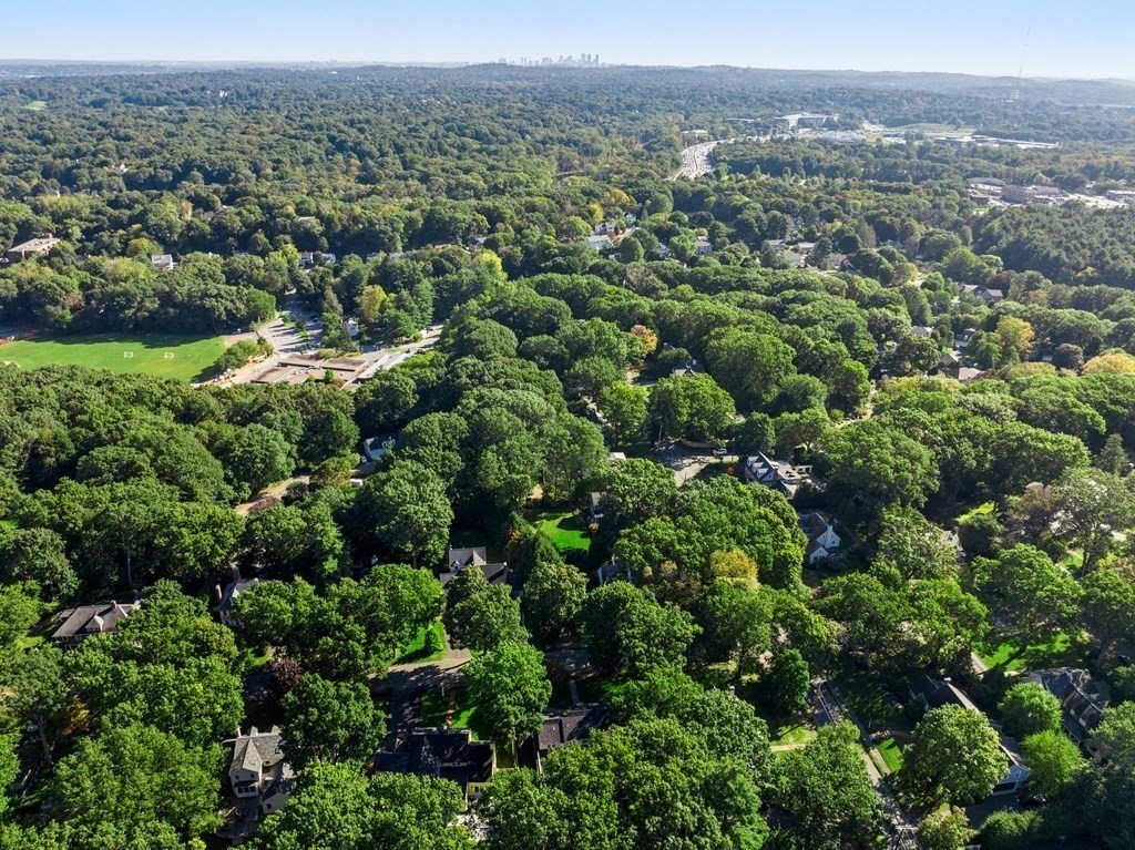33 Damien Road Wellesley, MA 02481 - Photo 41 of 41 an aerial view of residential house with green space