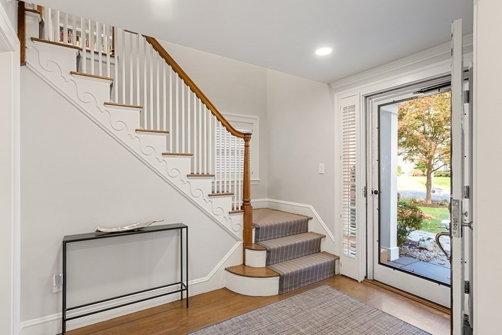 33 Damien Road Wellesley, MA 02481 - Photo 5 of 41 a view of entryway and hall with wooden floor