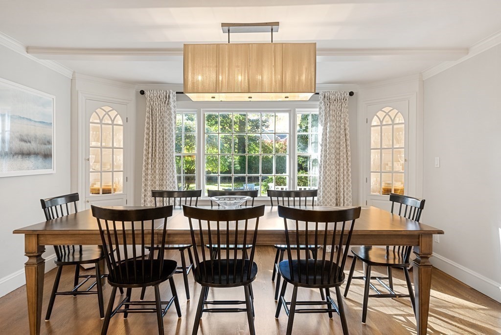 33 Damien Road Wellesley, MA 02481 - Photo 10 of 41 a view of a dining room with furniture window and outside view