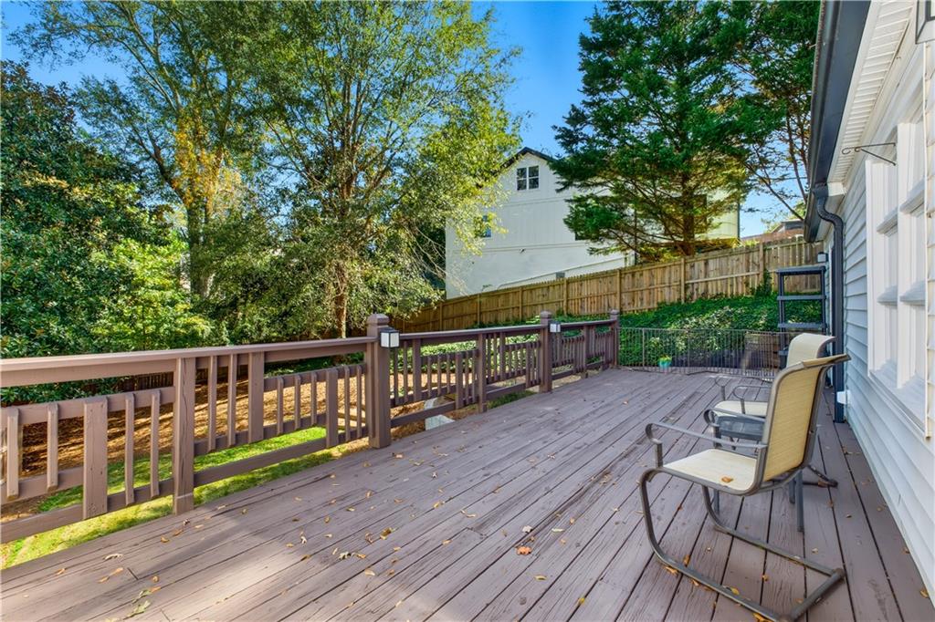 531 Crestview Terrace Gainesville, GA 30501 - Photo 28 of 54 a view of balcony with wooden floor and seating space