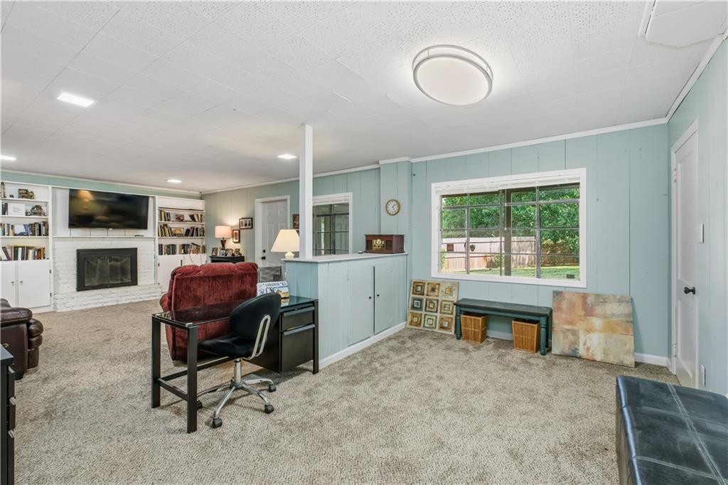 531 Crestview Terrace Gainesville, GA 30501 - Photo 33 of 54 a view of a workspace with furniture and a window