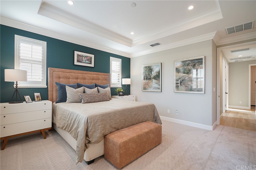 3445 Chamberlain Run Chico, CA 95973 - Photo 12 of 17 a bedroom with a bed and a night stand