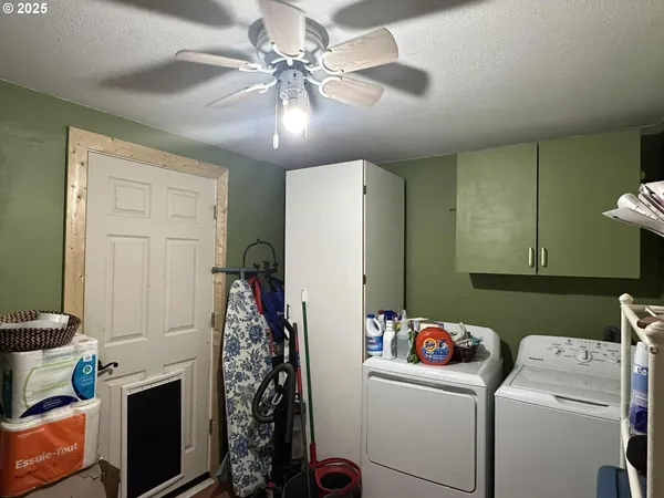 a room with storage and utility