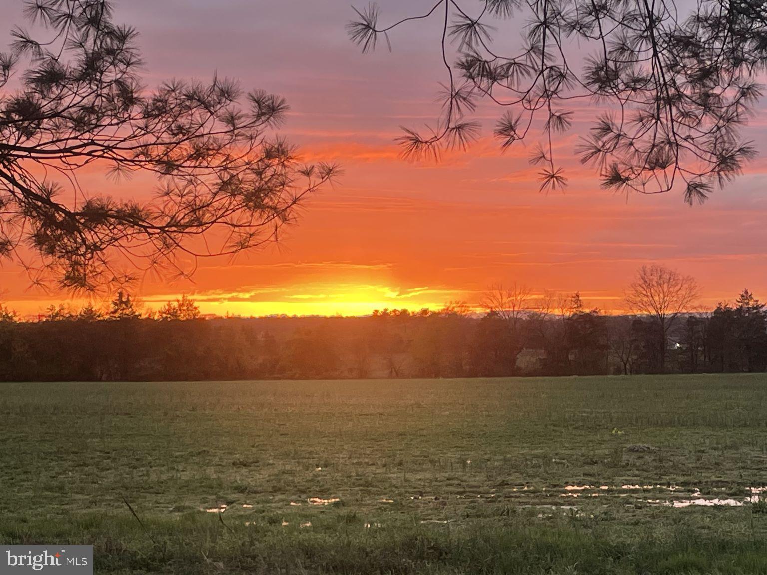 Sunset from front porch
