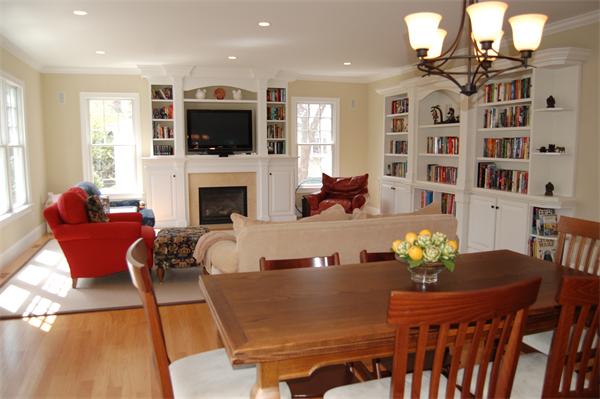 27 Oxford Road Wellesley, MA 02481 - Photo 8 of 19 a living room with furniture a fireplace and a flat screen tv