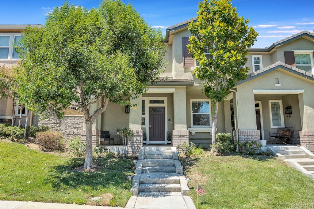 19919 Oakville Court Porter Ranch, CA 91326 - Photo 1 of 1 front view of a house with a yard