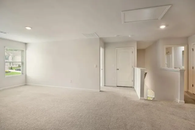 a view of empty room