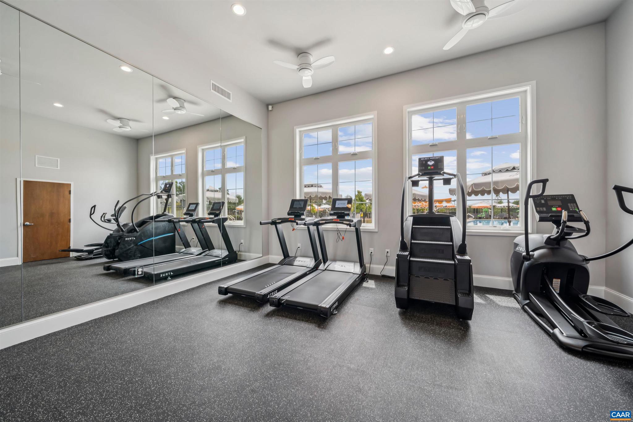 247 Trailfork Road Barboursville, VA 22923 - Photo 33 of 40 a view of a room with gym equipment