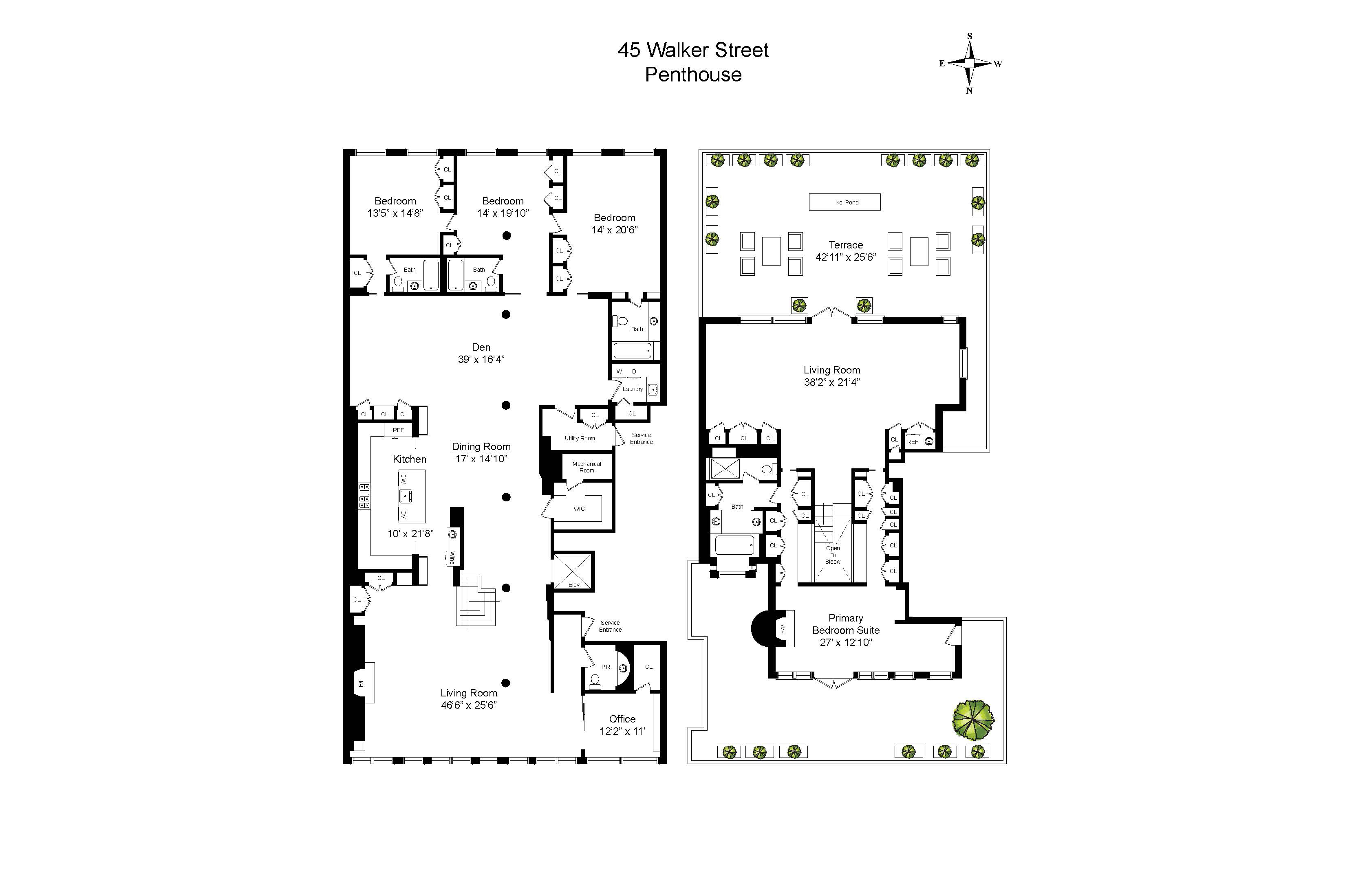 45 Walker Street, Unit PH Manhattan, NY 10013 - Photo 25 of 25