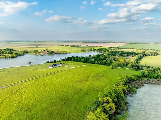 a view of an ocean and beach
