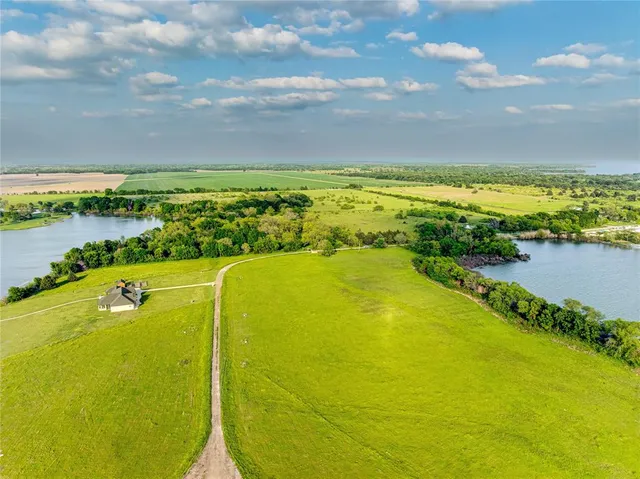 a view of an ocean and beach