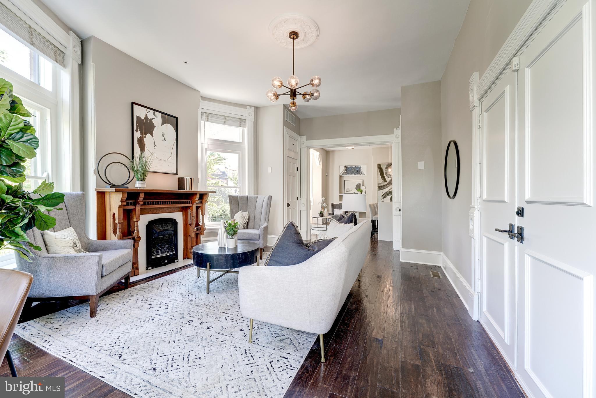 1302 R Street Northwest, Unit 1 Washington, DC 20009 - Photo 11 of 45 Perfect blend of period details & modern finishes!