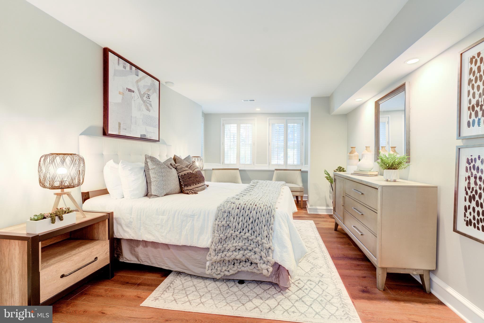 1302 R Street Northwest, Unit 1 Washington, DC 20009 - Photo 24 of 45 Master BR has plenty of room for furniture!