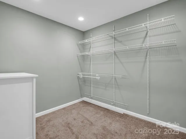 a view of a room with an empty space