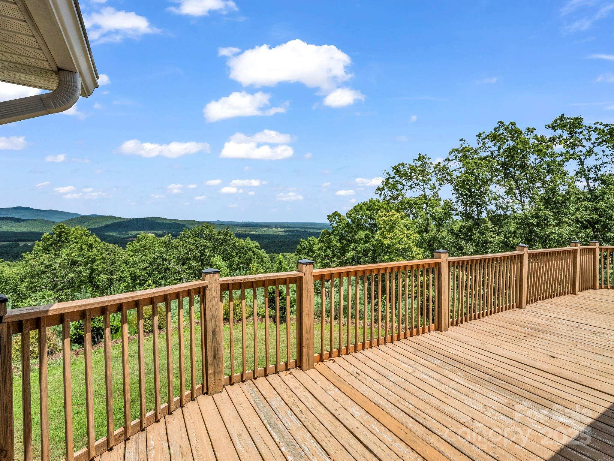 995 Towery Trace Road Ellenboro, NC 28040 - Photo 38 of 47 a view of balcony with wooden floor and fence