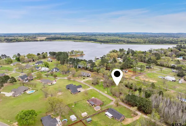 a view of lake with trees