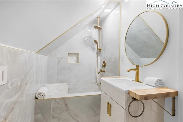 a room with a bed and a window