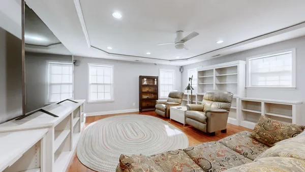 a bathroom with a bathtub and a sink