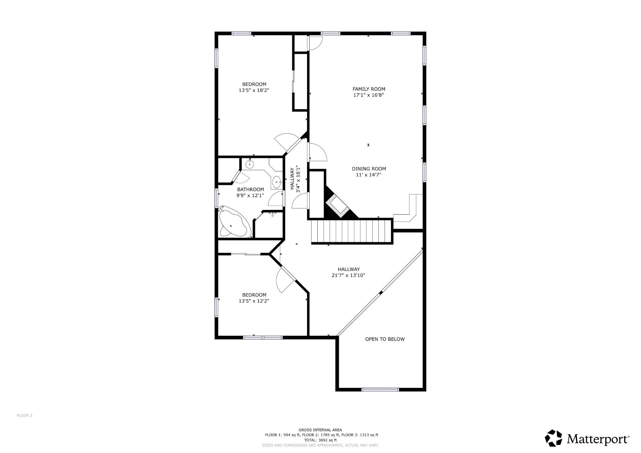 3400 Cobblestone Mills Road Spring Hill, TN 37174 - Photo 62 of 63 a picture of a floor plan