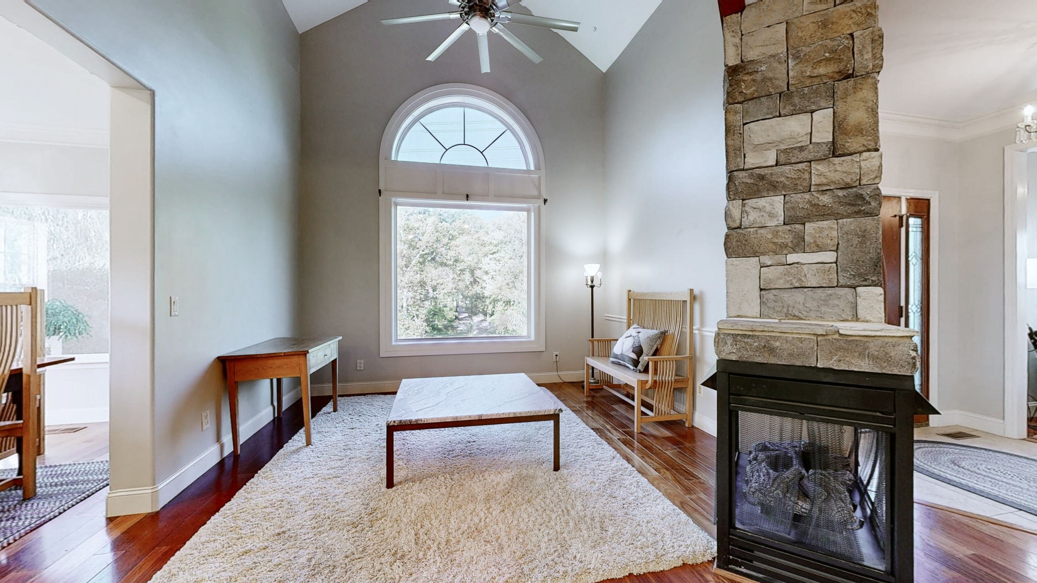 3400 Cobblestone Mills Road Spring Hill, TN 37174 - Photo 9 of 63 a living room with furniture and a fireplace