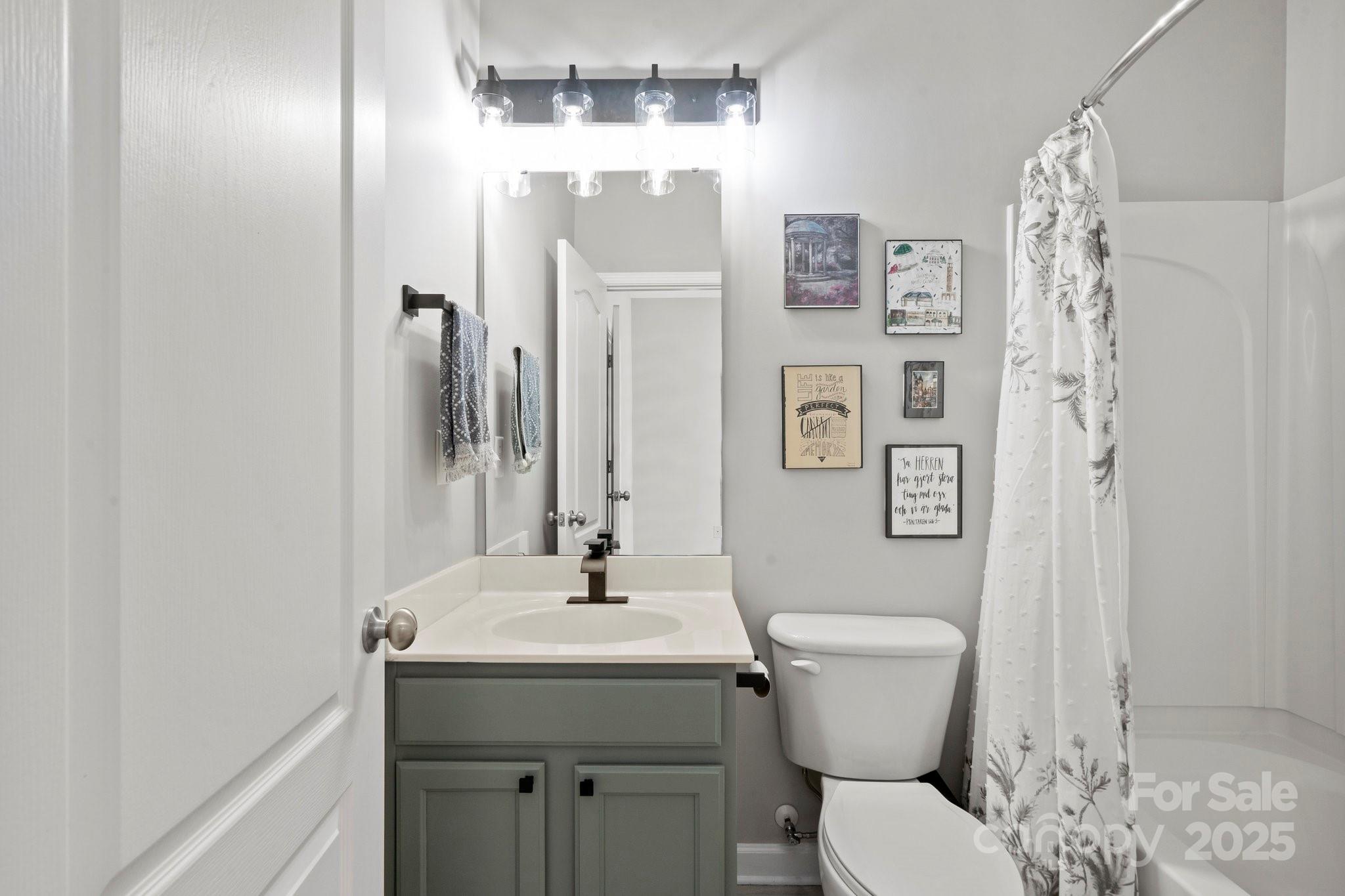 164 Singleton Road Mooresville, NC 28117 - Photo 28 of 36 a bathroom with a sink toilet and shower