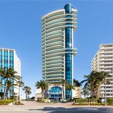 a front view of a building