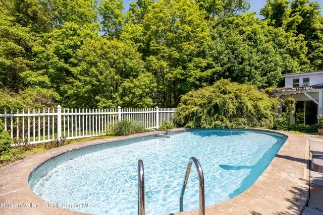 a view of a balcony with lake view