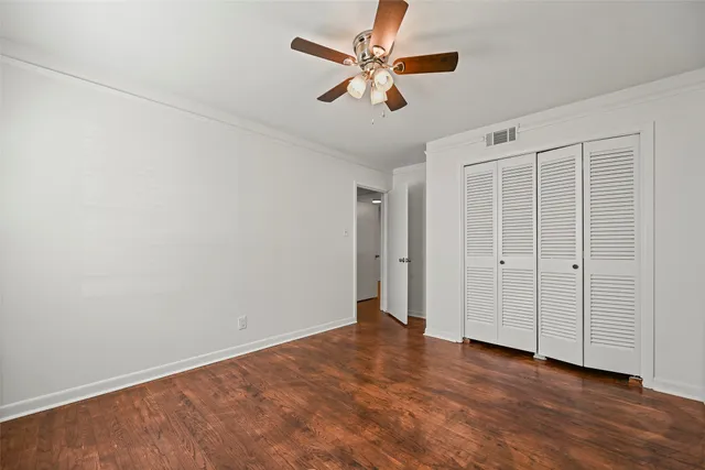 wooden floor in an empty room