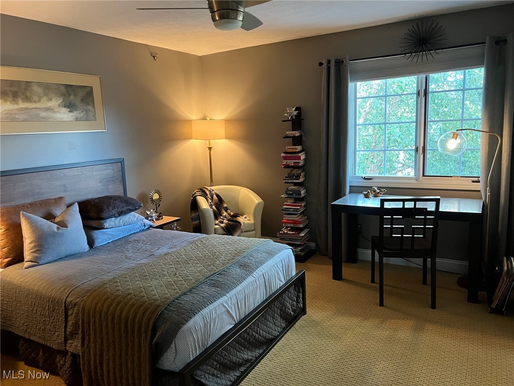 4137 Stimson Road Barberton, OH 44203 - Photo 22 of 45 Bedroom #2 with ceiling fan and carpet floors