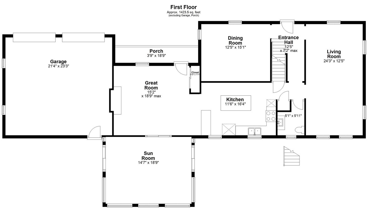 680 Fletcher Road North Kingstown, RI 02852 - Photo 38 of 41 first floor floor plan