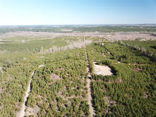 a view of a lake with a city
