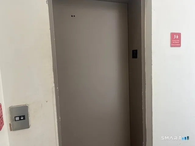 a close up view of a mirror