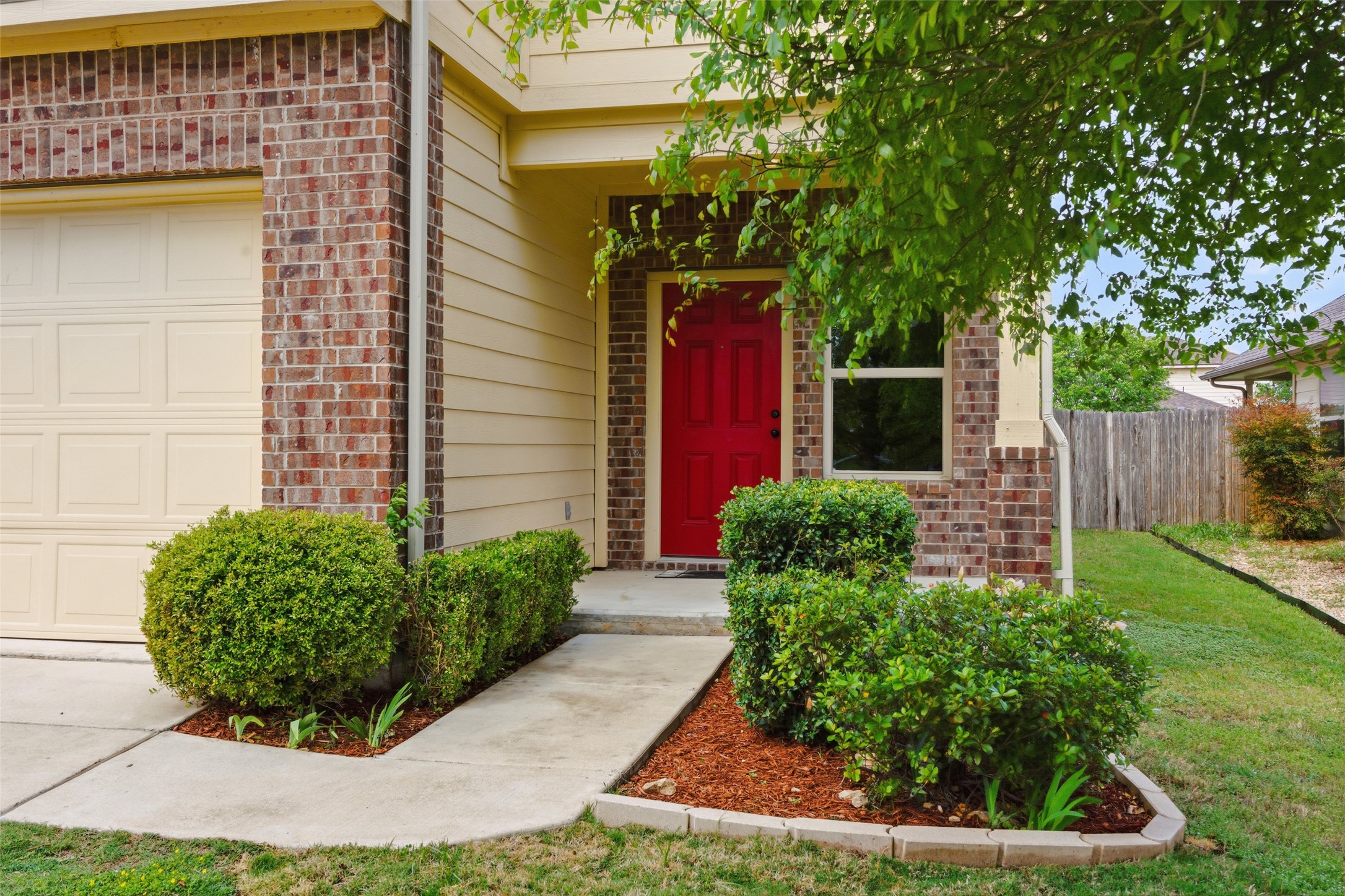 509 Pinnacle Drive Georgetown, TX 78626 - Photo 2 of 25 a view of a backyard of the house