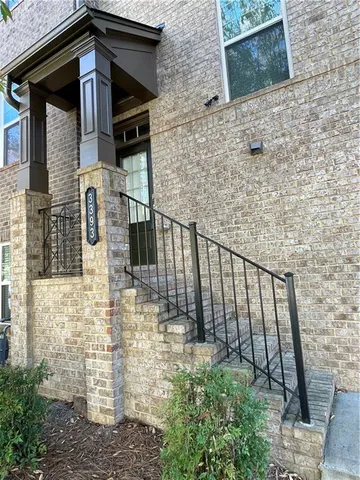a view of front door of house