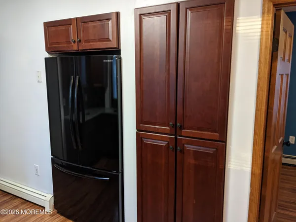 a close view of closet