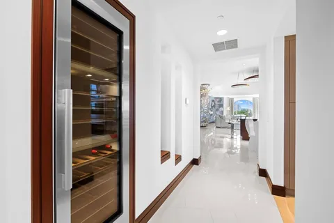 a bathroom with a bathtub and a sink