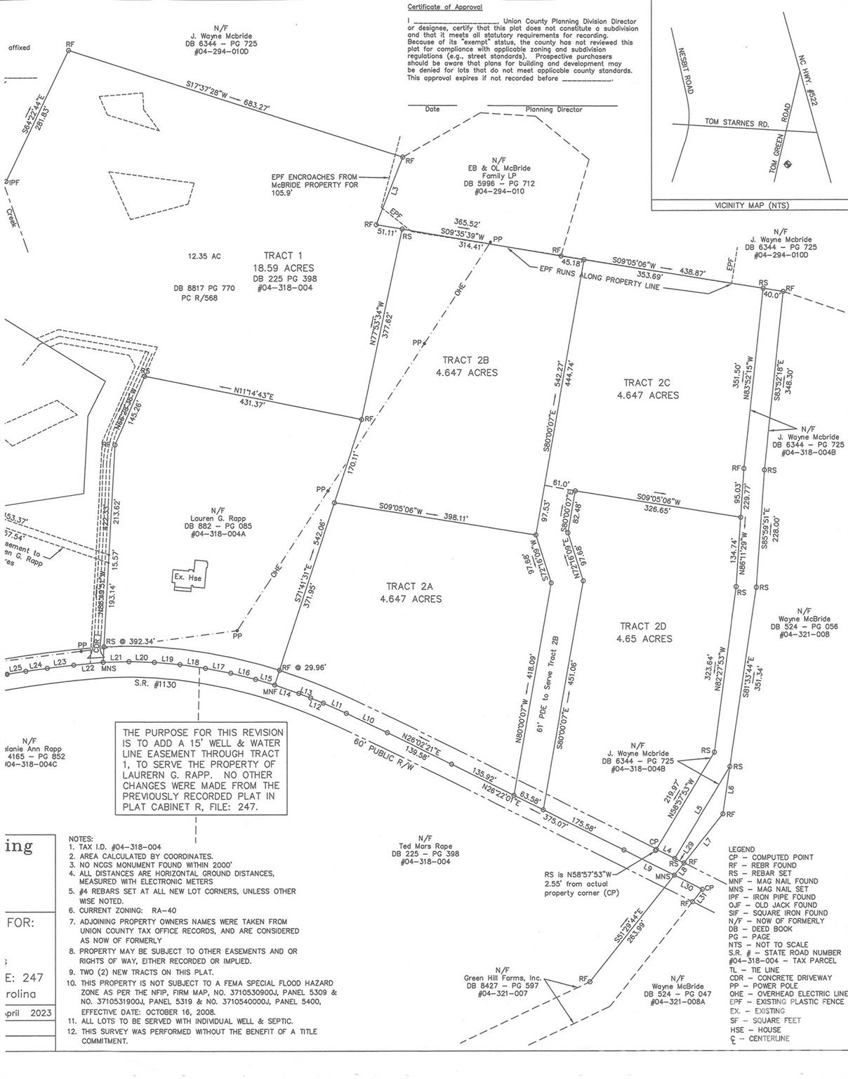 0 Tom Greene Road, Unit LOT 2D Monroe, NC 28112 - Photo 1 of 2 Gallery Image 1