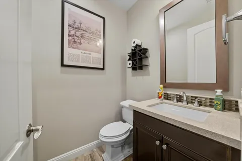 a bathroom with a sink and a toilet