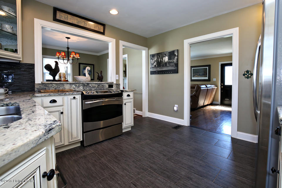 Granite Counter Tops, Ceramic Flooring