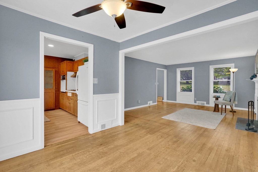 81 Oak Hollow Road Springfield, MA 01128 - Photo 10 of 42 a view of an empty room with wooden floor and a window