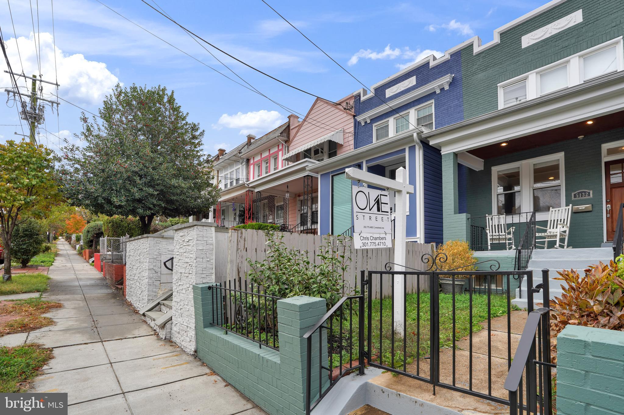 5132 7th Street Northwest Washington, DC 20011 - Photo 2 of 34 a front view of a house with a small yard